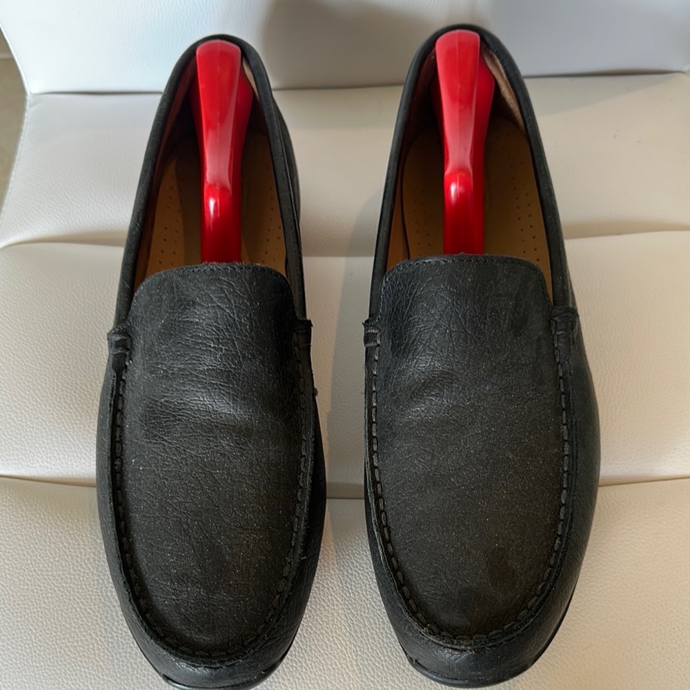 Men's Footjoy Black Leather Loafers